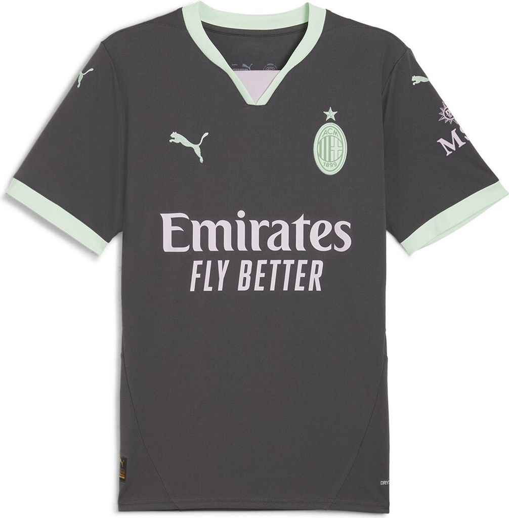 Puma Ac Milan Drittes Kurzarm-t-shirt Grau XS Grau XS