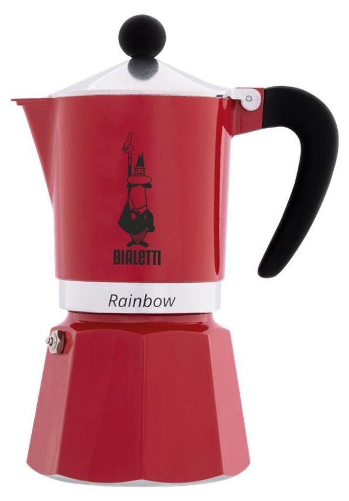 Bialetti Rainbow, 0,27 l, Aluminium, Thermoplast, Rot, 220 Produktbild 