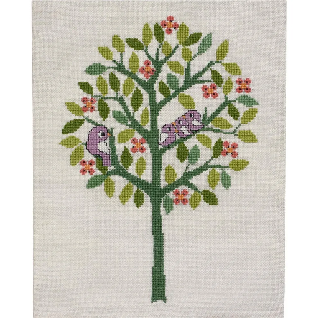Canevas Point de Croix Summer Eva Rosenstand Décoration Murale Kit