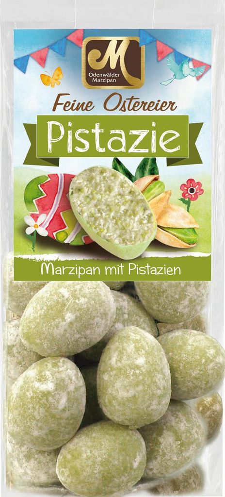 Odenwälder Marzipan Pistazien Ostereier aus feinster Pistazie 150g