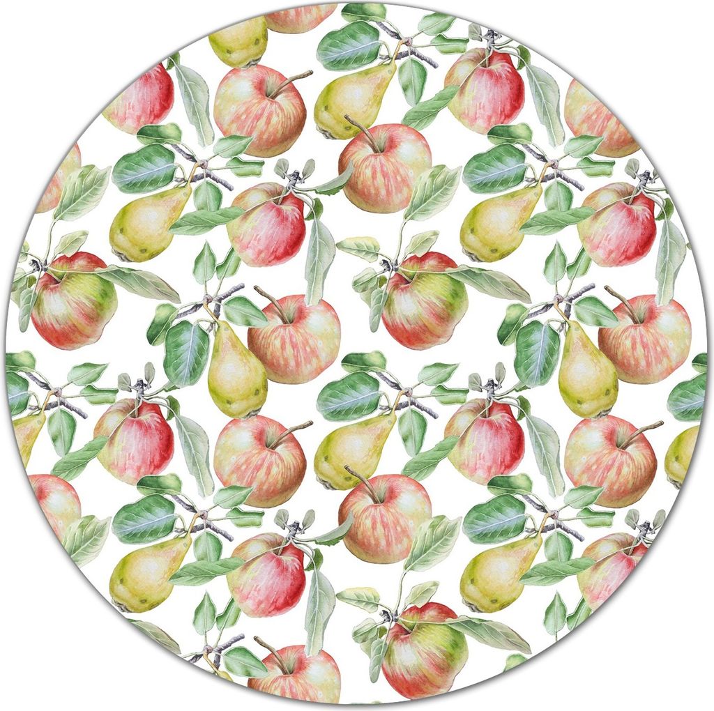 Glas-Herdabdeckplatte Glaskeramikkochfeld-Abdeckung Schneideplatten - 40 cm - Äpfel Birnen Früchte