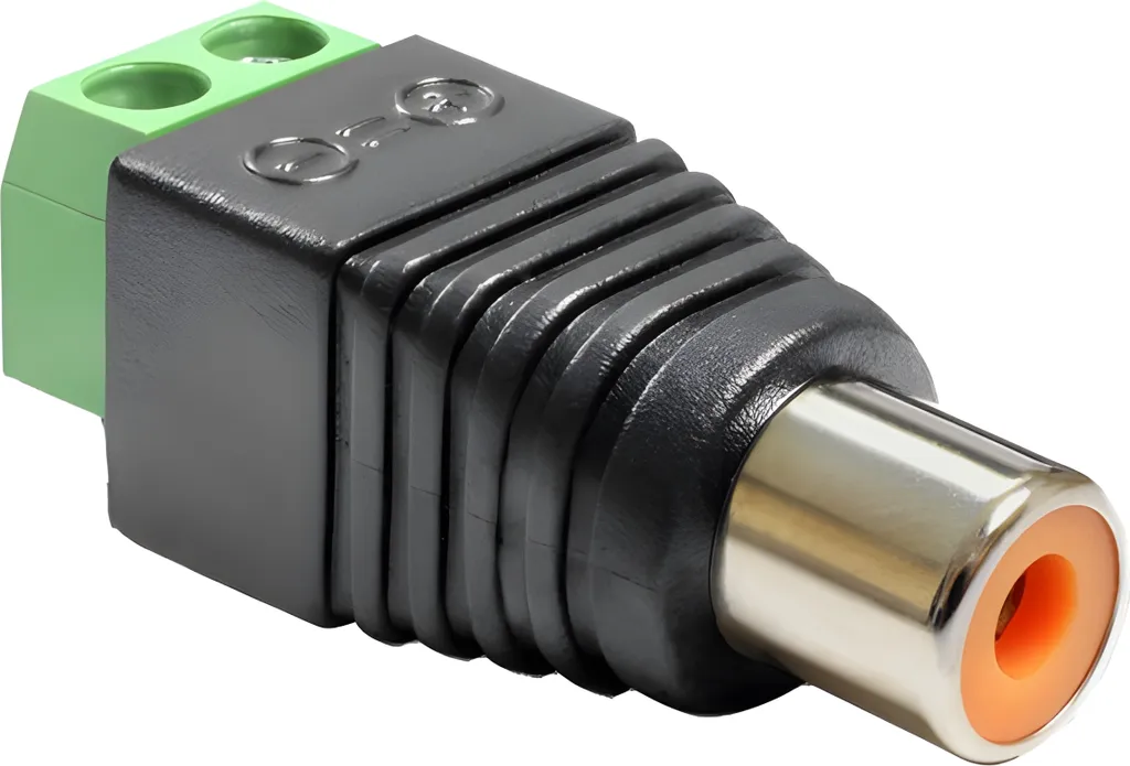 Delock 65418 DELOCK Adapter Terminalblock 2Pin -> Cinch Buchse