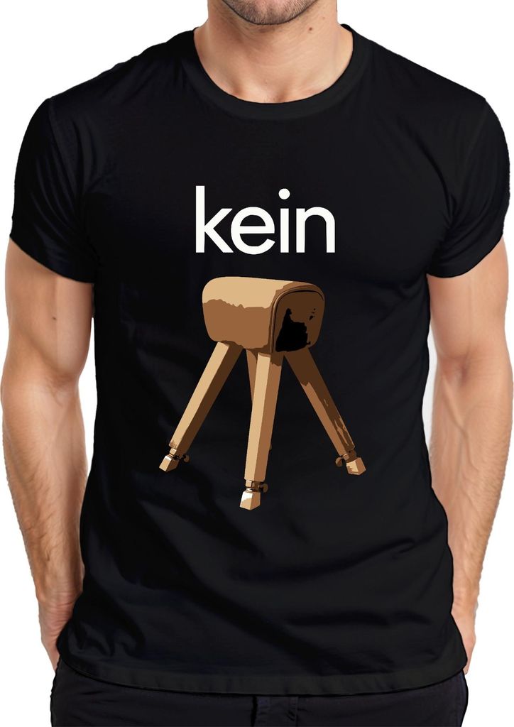 Kein Bock Turnen Gymnastik Turner Lustig Sarkasmus Humor Herren T-Shirt, Schwarz, 3XL