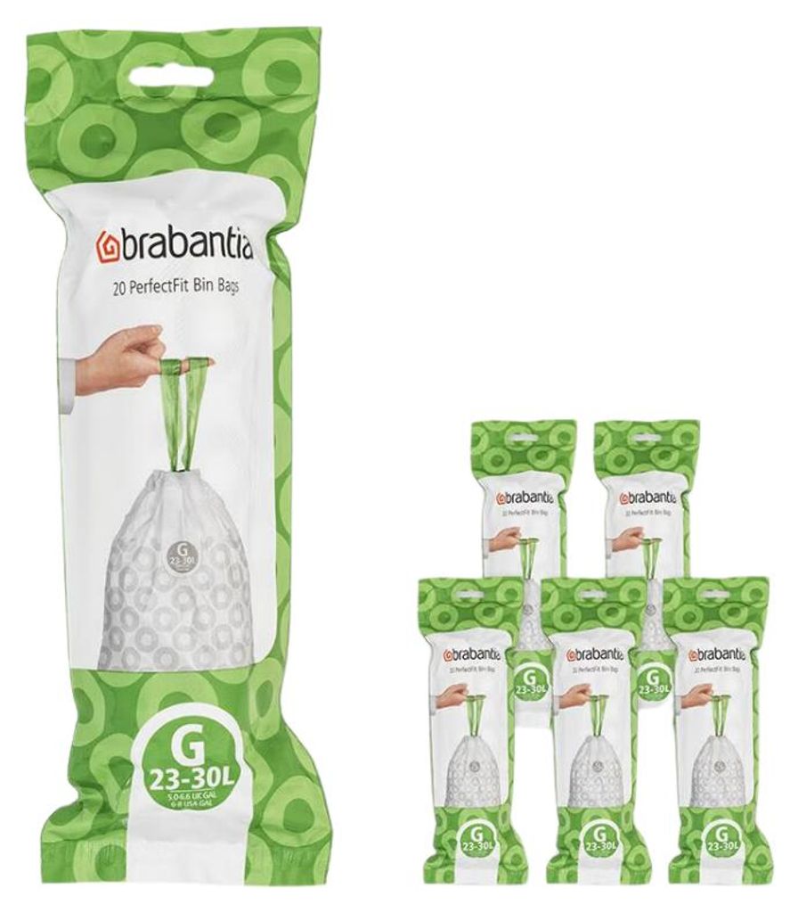 Brabantia PerfectFit Müllbeutel 23-30 L (G) 120 Stk Produktbild 