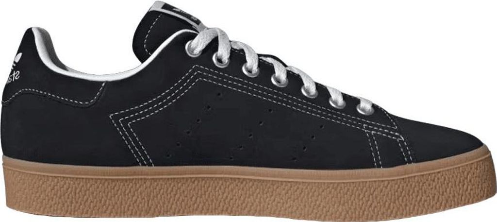 Herren adidas Stan Smith Schwarz/Weiß/Gum Turnschuhe Größe: 42