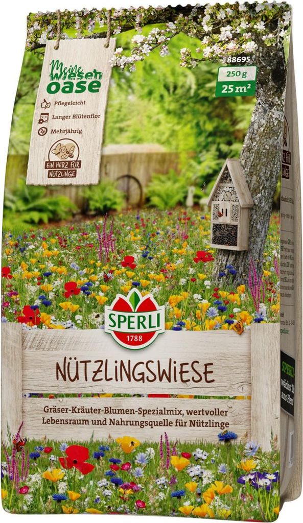 SPERLI Rasensamen Nützlingswiese für 25 m² 0,25 kg Produktbild 