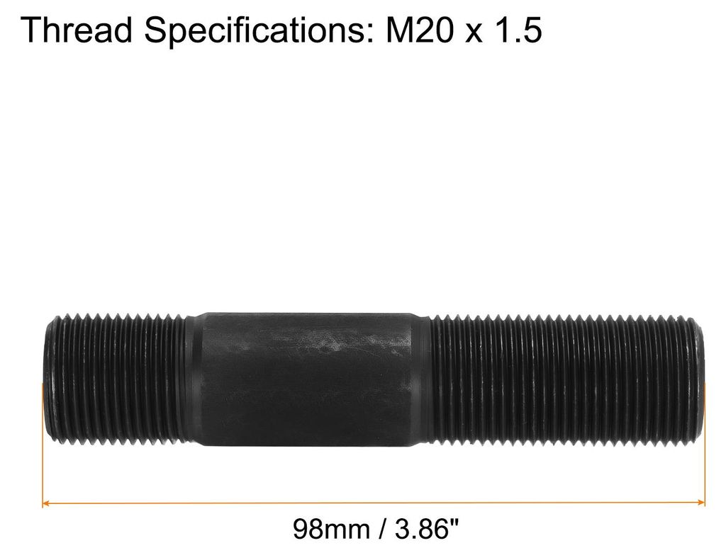 Knockout Punch Draw Stud M20 x 1.5 Gewinde Ersatz Hydraulik Draw Stud Lochstanzen Kit erh?ltlich fš¹r hydraulische Treiber