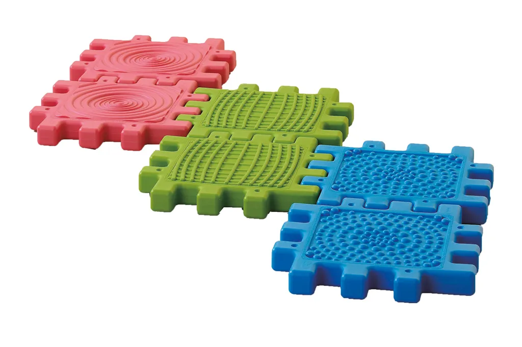 Ensemble de construction tactile We-Block pour éveil en maternelle