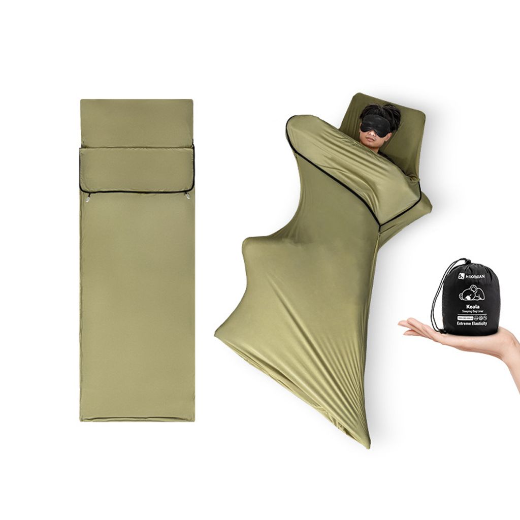 Schlafsack-Innenfutter, leicht, hochelastisch, fš¹r Outdoor-Camping, Reisen, Hotels