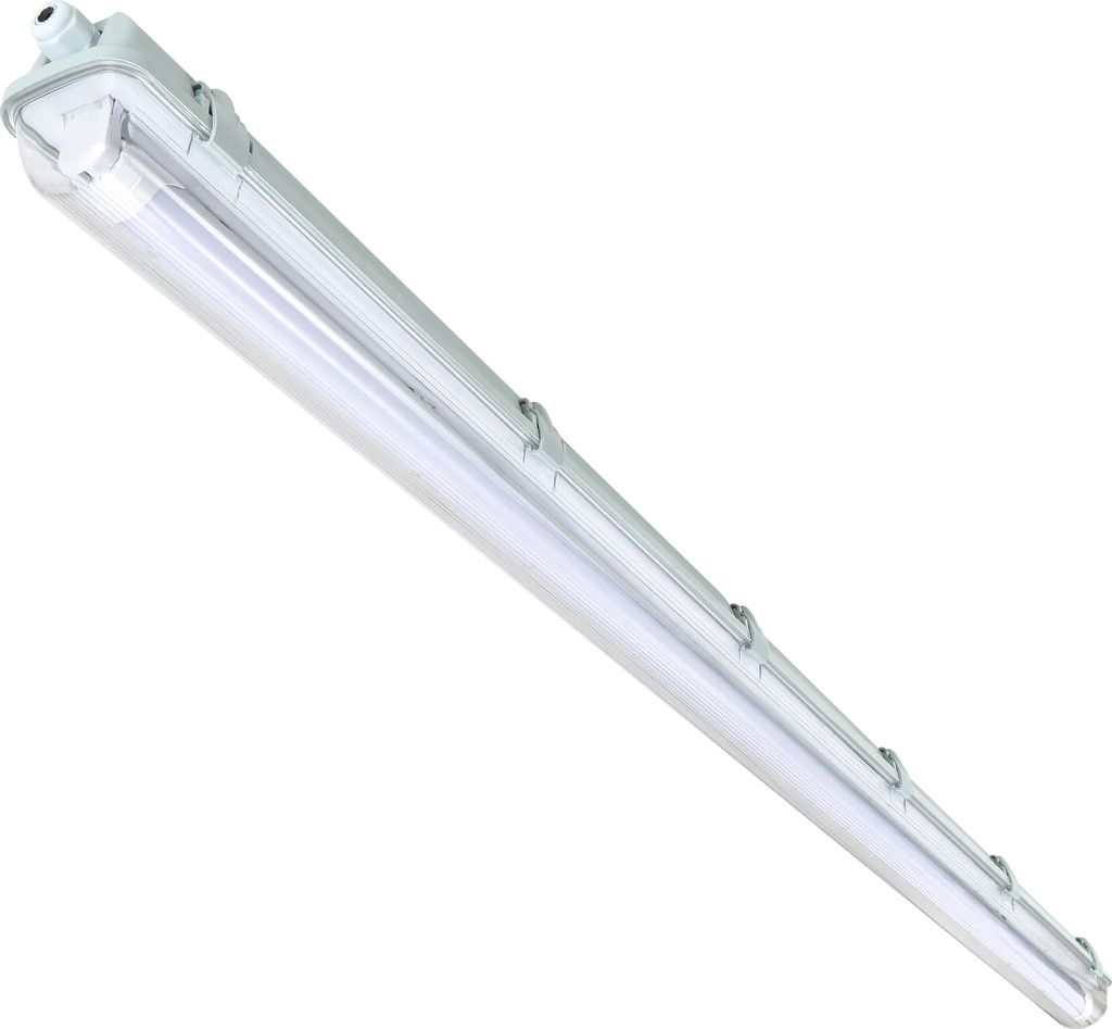 Clanmacy 10X LED Feuchtraumleuchte Wannenleuchte 120cm 1 x 18W T8 Röhre Neutralweiß 4500K IP65