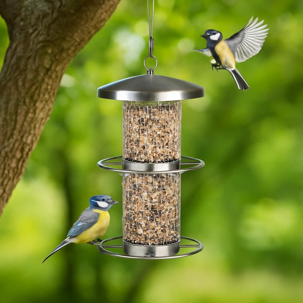 Orthex9325440 Mangiatoia Per Uccelli Orthex KATAN, Verde - Foto 2