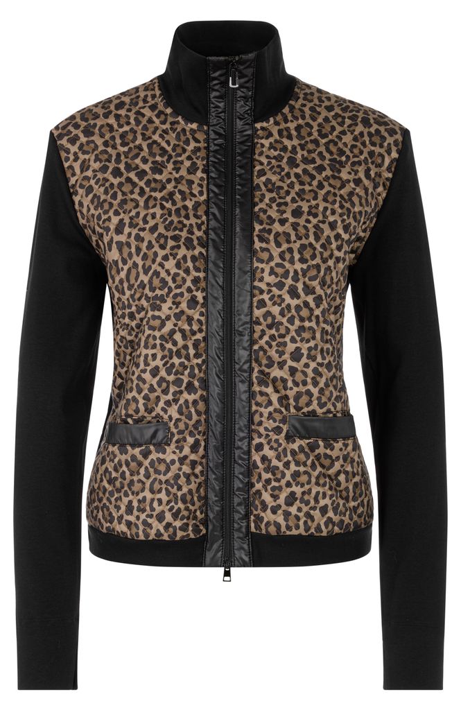 Leichte Jacke mit Leoprint