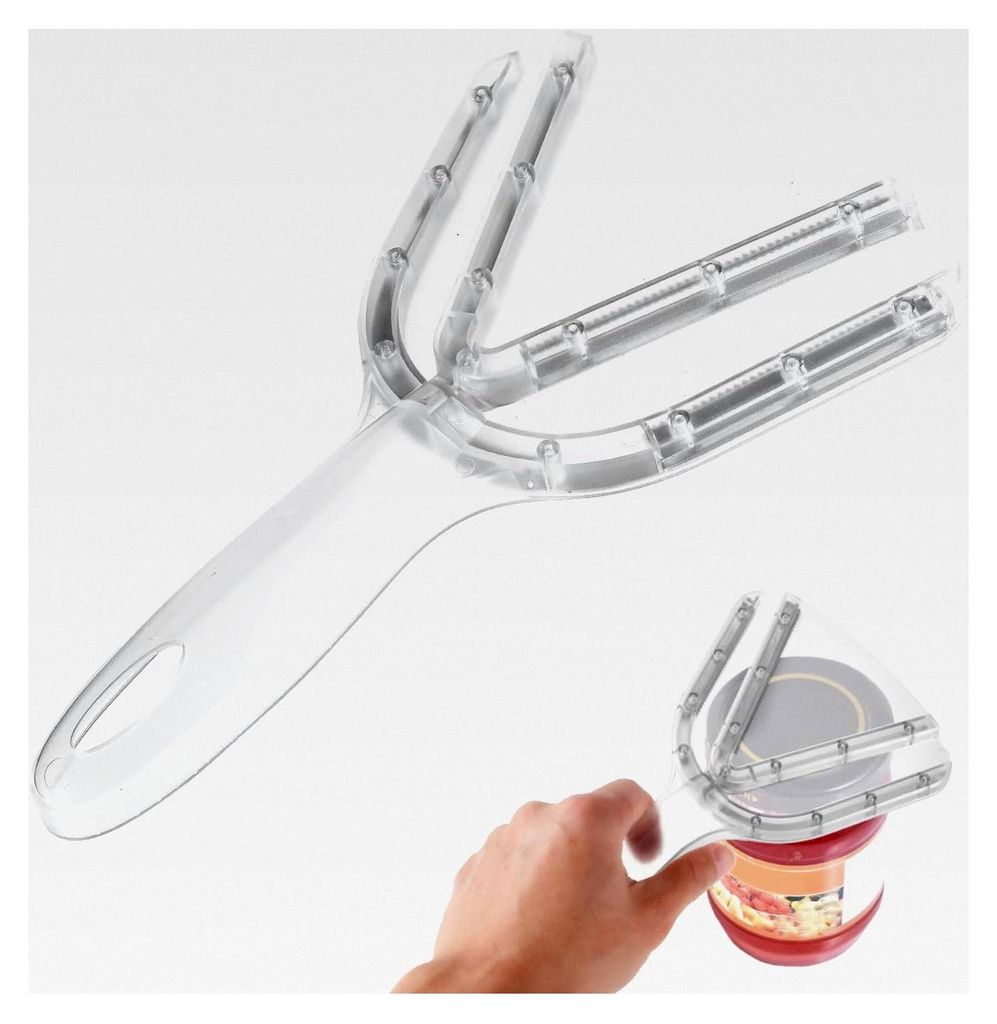 Verstellbarer Glasöffner, manuelles Werkzeug zum Öffnen von Glasdeckeln und Dosen für Senioren und Personen mit schwachen Händen