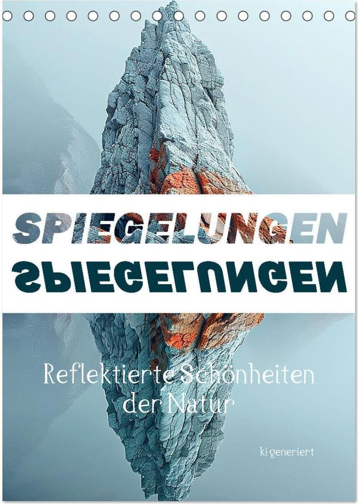 Spiegelungen - Reflektierte Schönheiten der Natur (Tischkalender 2026 DIN A5 hoch), CALVENDO Monatskalender