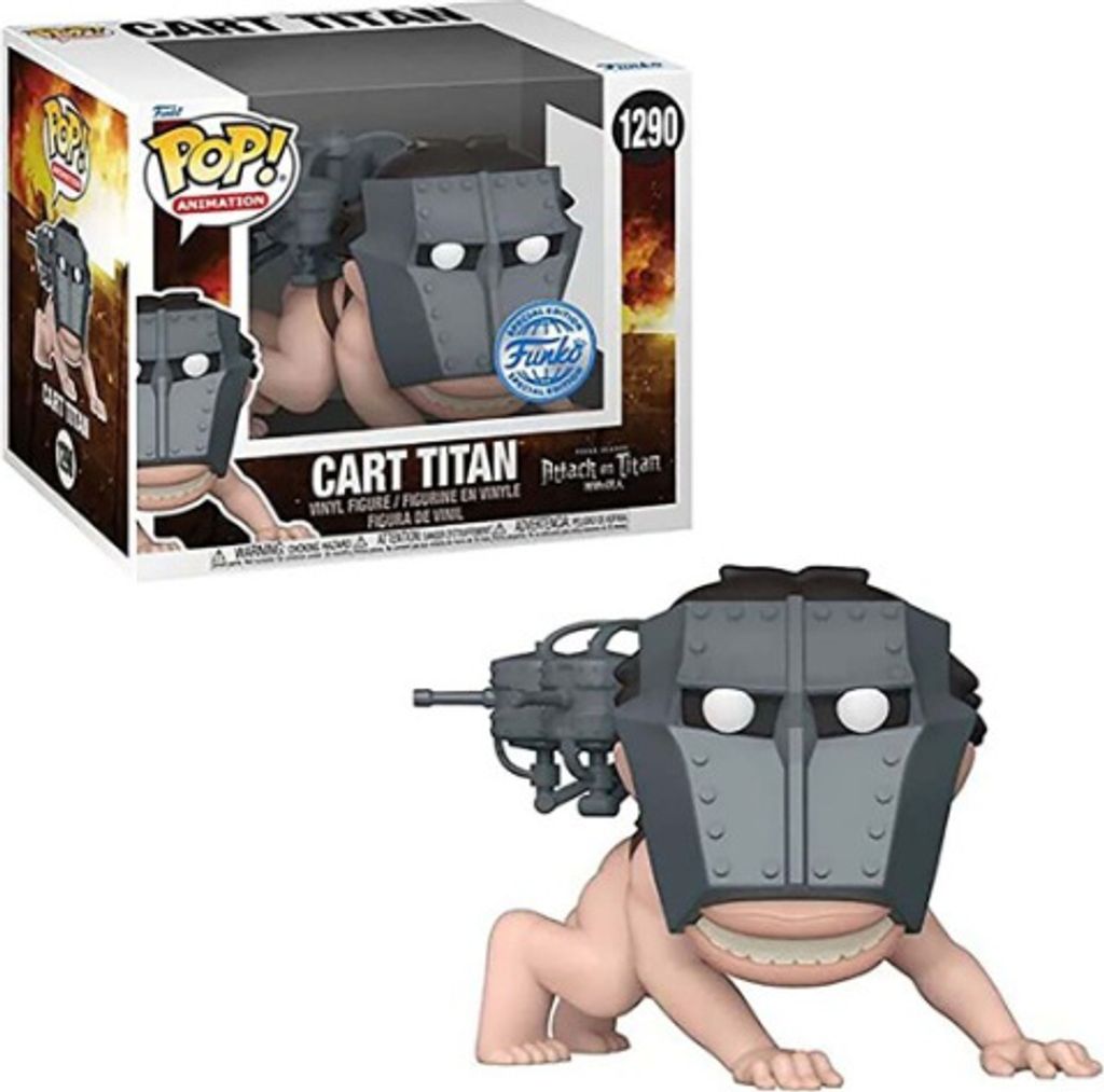 Funko Pop! Ekskluzywna Figurki - Super Attack On Titan Cart Titan Vinyl