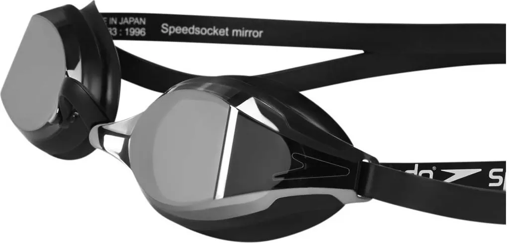 Lunettes Speedo Speedsocket 2 Mirror Noir avec Verres Anti-Buée