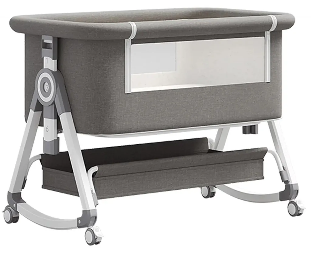 Poussette de ville 2-en-1 grise modulable et compacte pour vos sorties