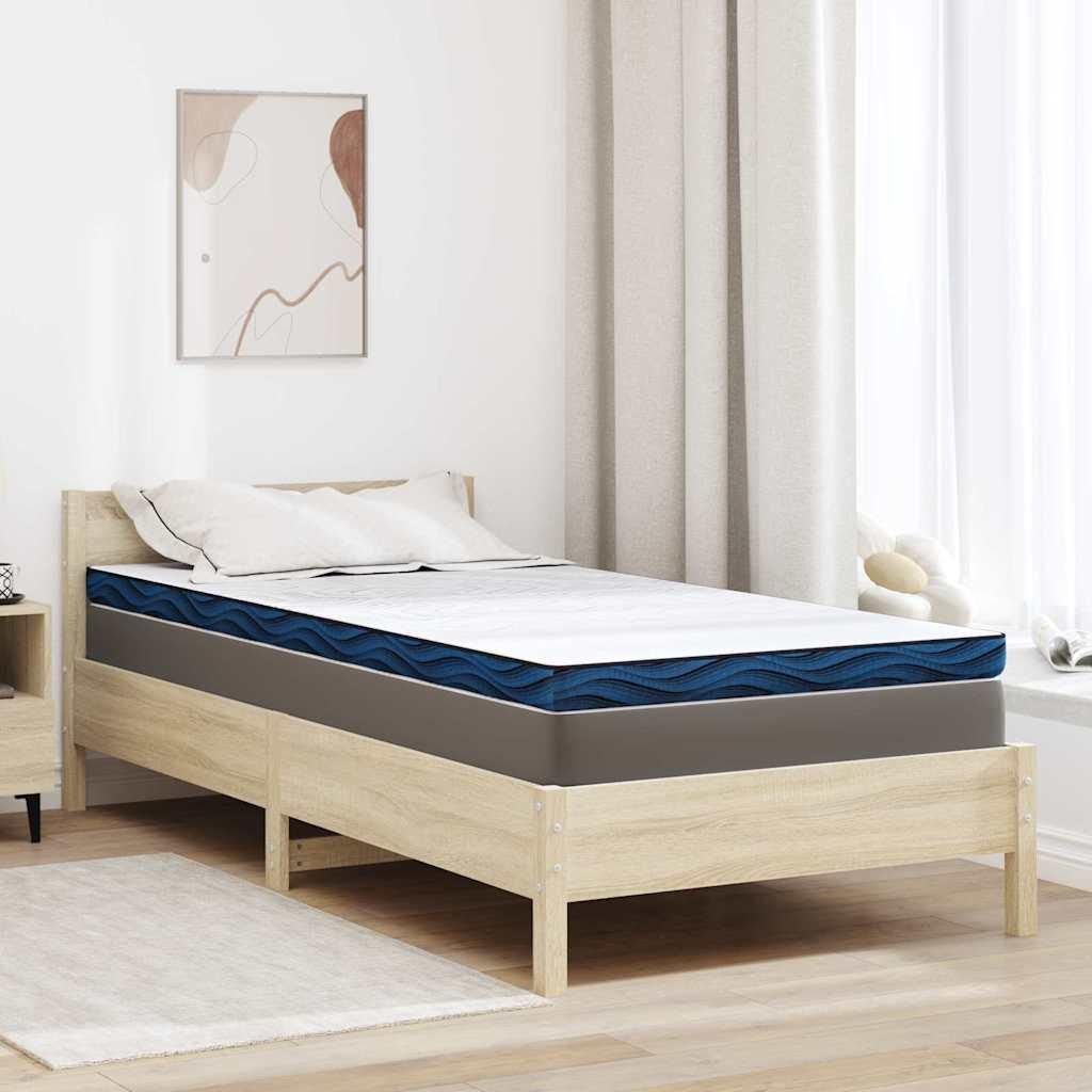 Matratzenpads Weiß und Blau 90 x 200 cm