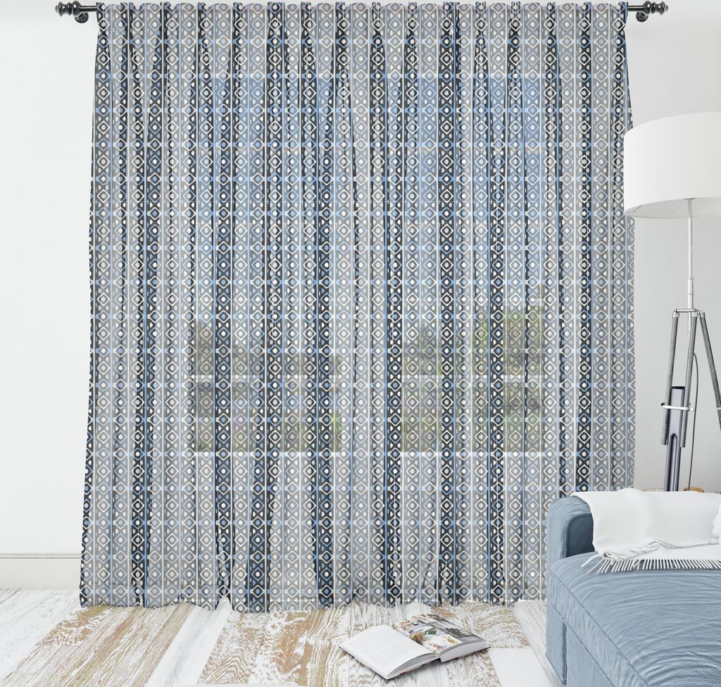 ABAKUHAUS Abstrakt Wandteppich, Geometrische wiederholende Zier Formen mit Kreisen und vertikalen Streifen, Wohnzimmer Schlafzimmer seidiges Satin ...