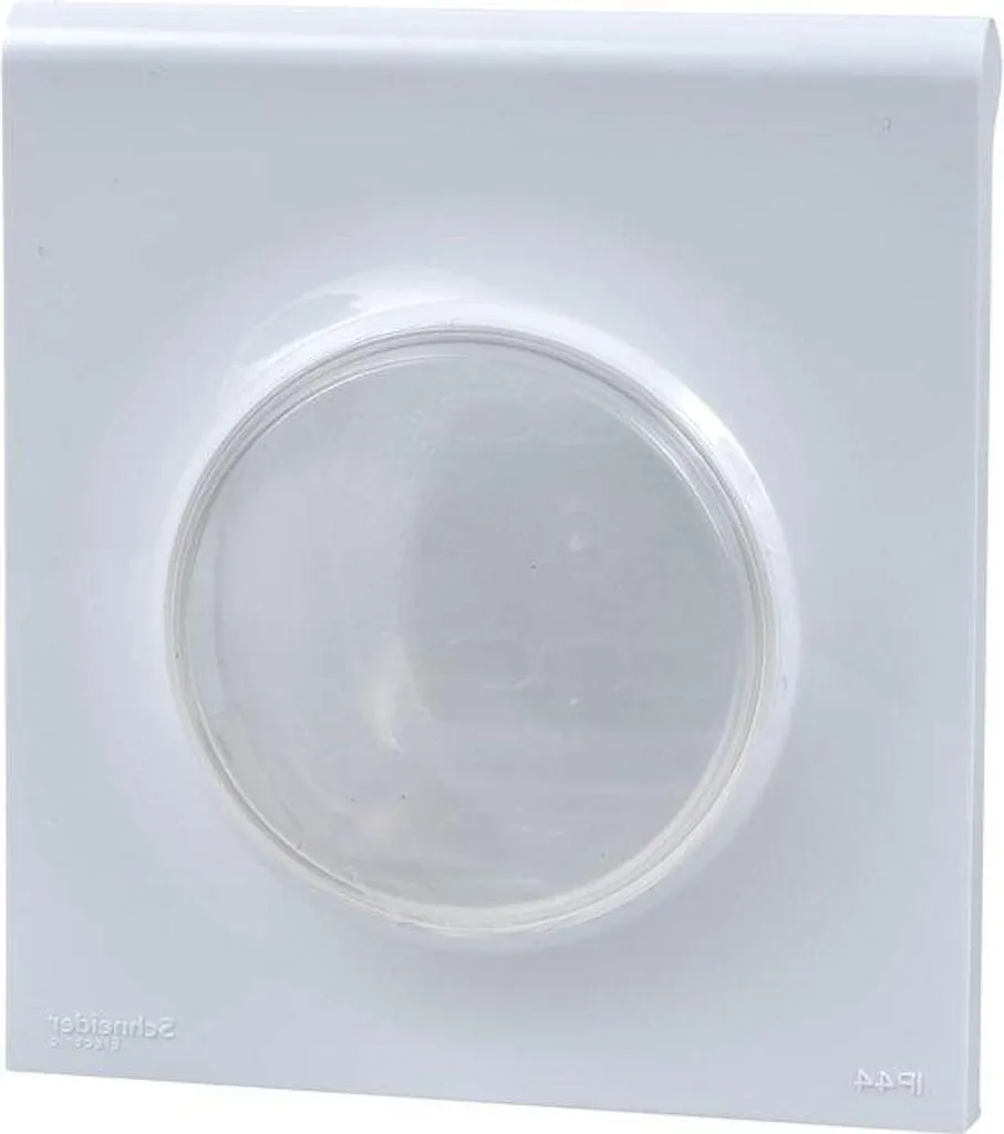 Couverture IP44 blanche S520772 avec protection souple et translucide