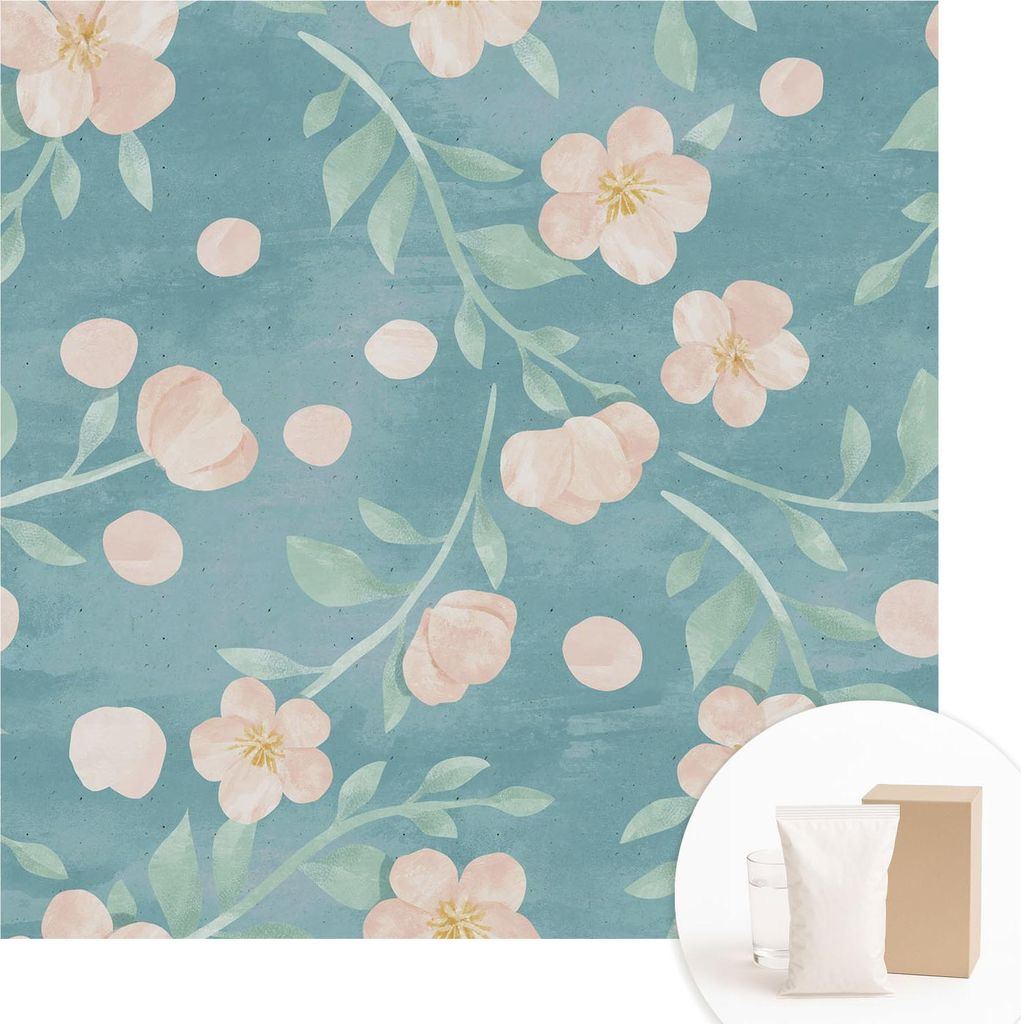 Fototapete - Wandbilder für Wohnzimmer - 250x250 cm - Dekorative Wandfolie - Modernes Design für Wanddekoration - Tapeten für Innenräume - Flor...