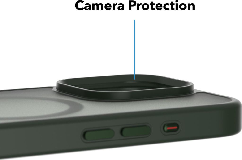 AlzaGuard Matte Case Kompatibel mit Magsafe pro iPhone 16 Pro tmavě zelený