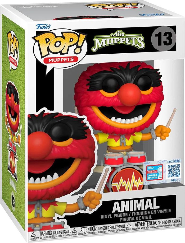 Figurine Funko POP the Muppets 13 Animal  New York Comic Image du produit 