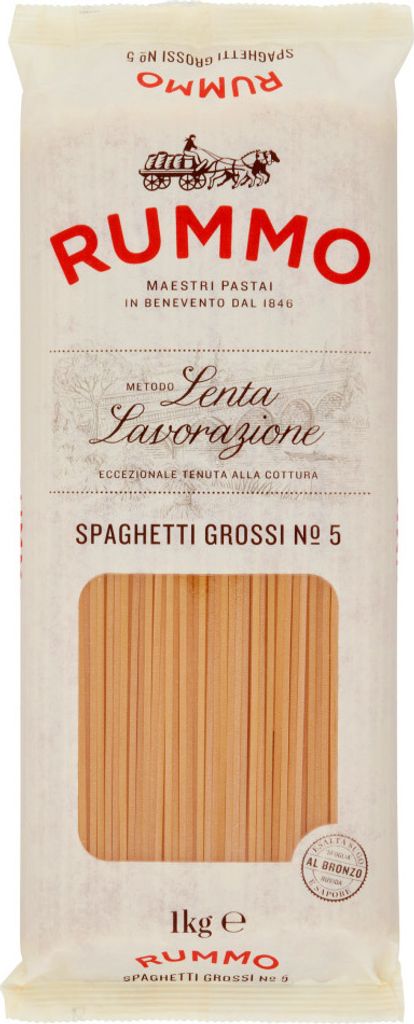 12x Rummo Pasta Spaghetti Grossi N.5 1kg Produktbild 
