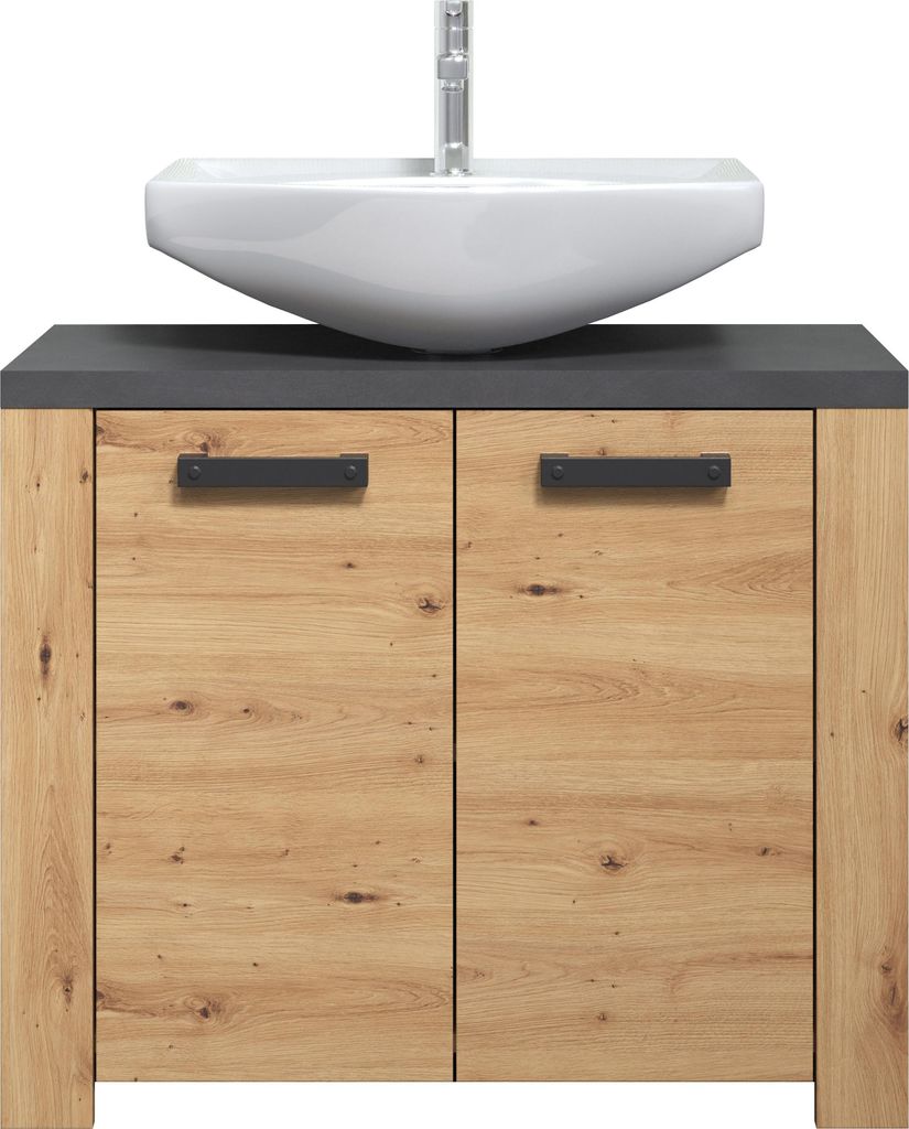 trendteam Bad Waschbeckenunterschrank Follow, Artisan Eiche Produktbild 