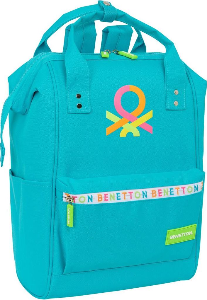 Lässiger Rucksack Benetton benetton Blau