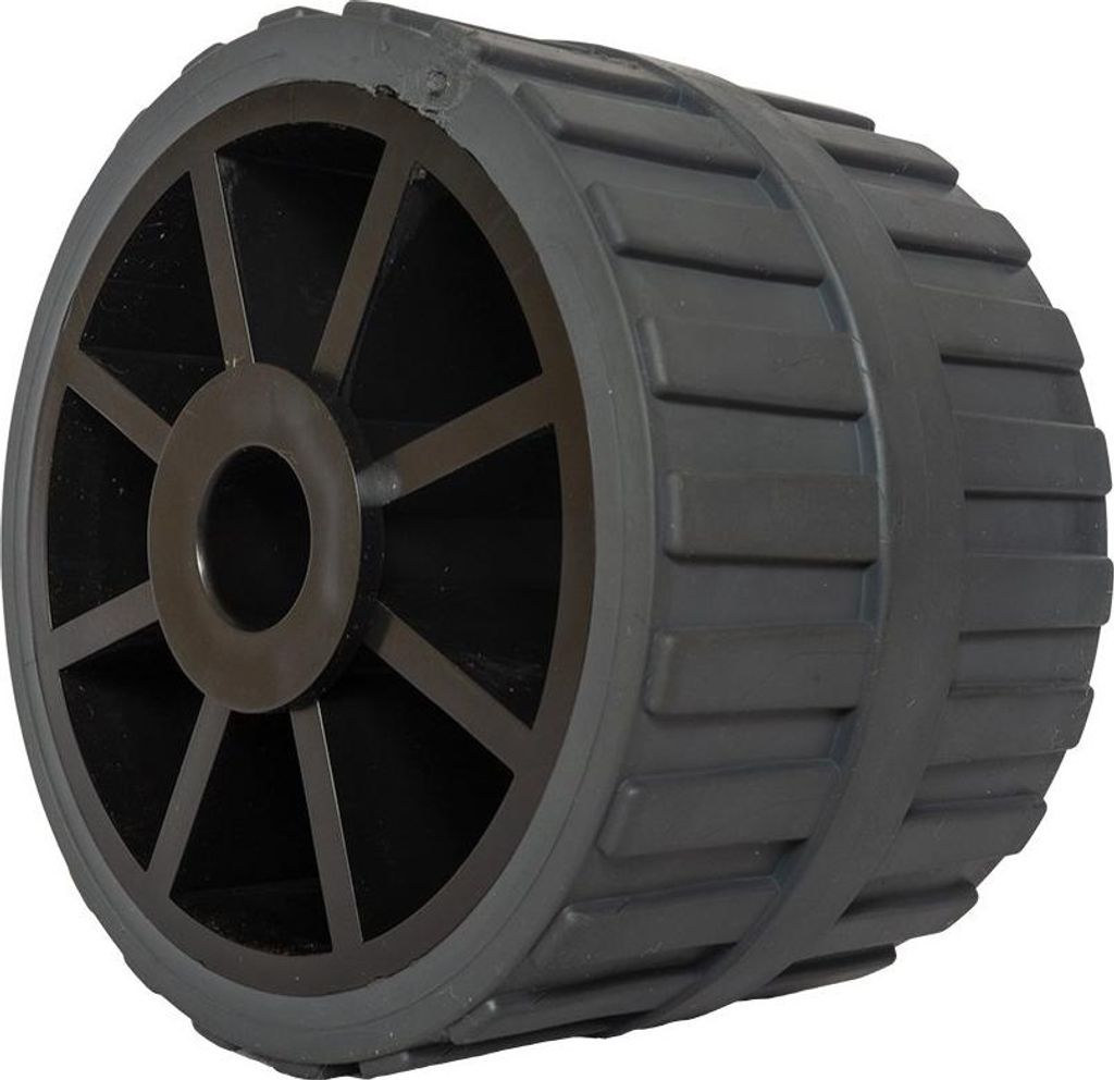 Tulplast Kleine Kielrolle 100 mm für Bootstrailer, Bootsrolle 66 mm