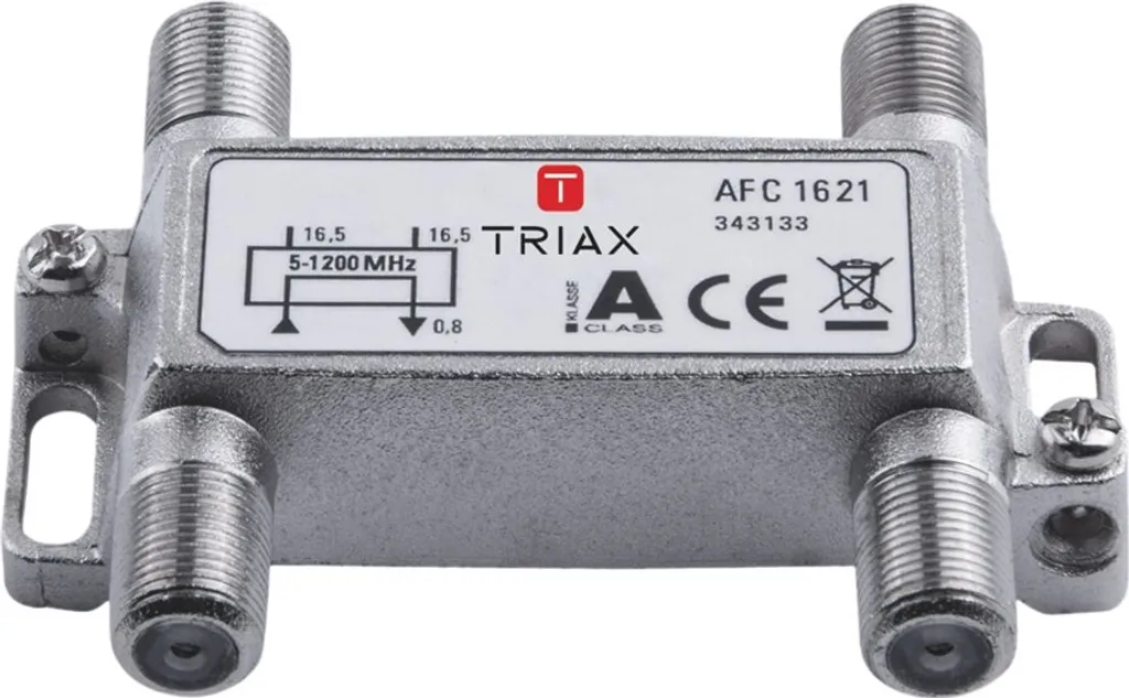 Triax AFC 1621 Dérivateur coaxial 2 voies 16,5 dB pour réseau CATV