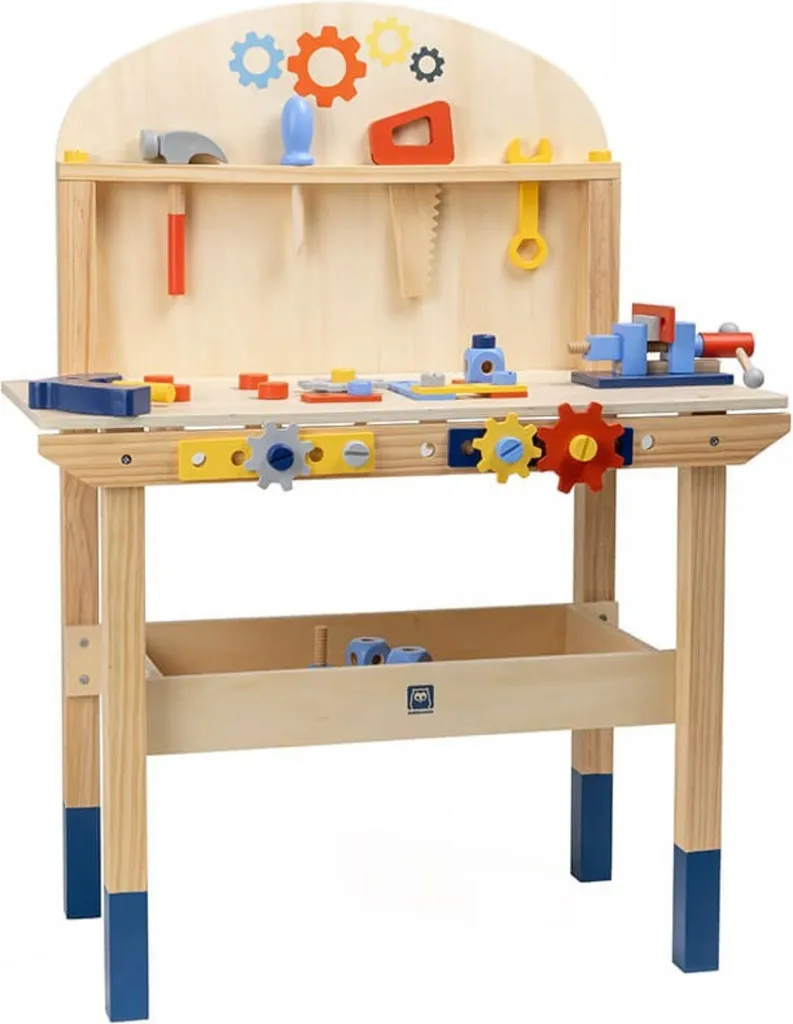 Établi bois enfant 3-12 ans idéal pour apprendre le bricolage en s'amusant