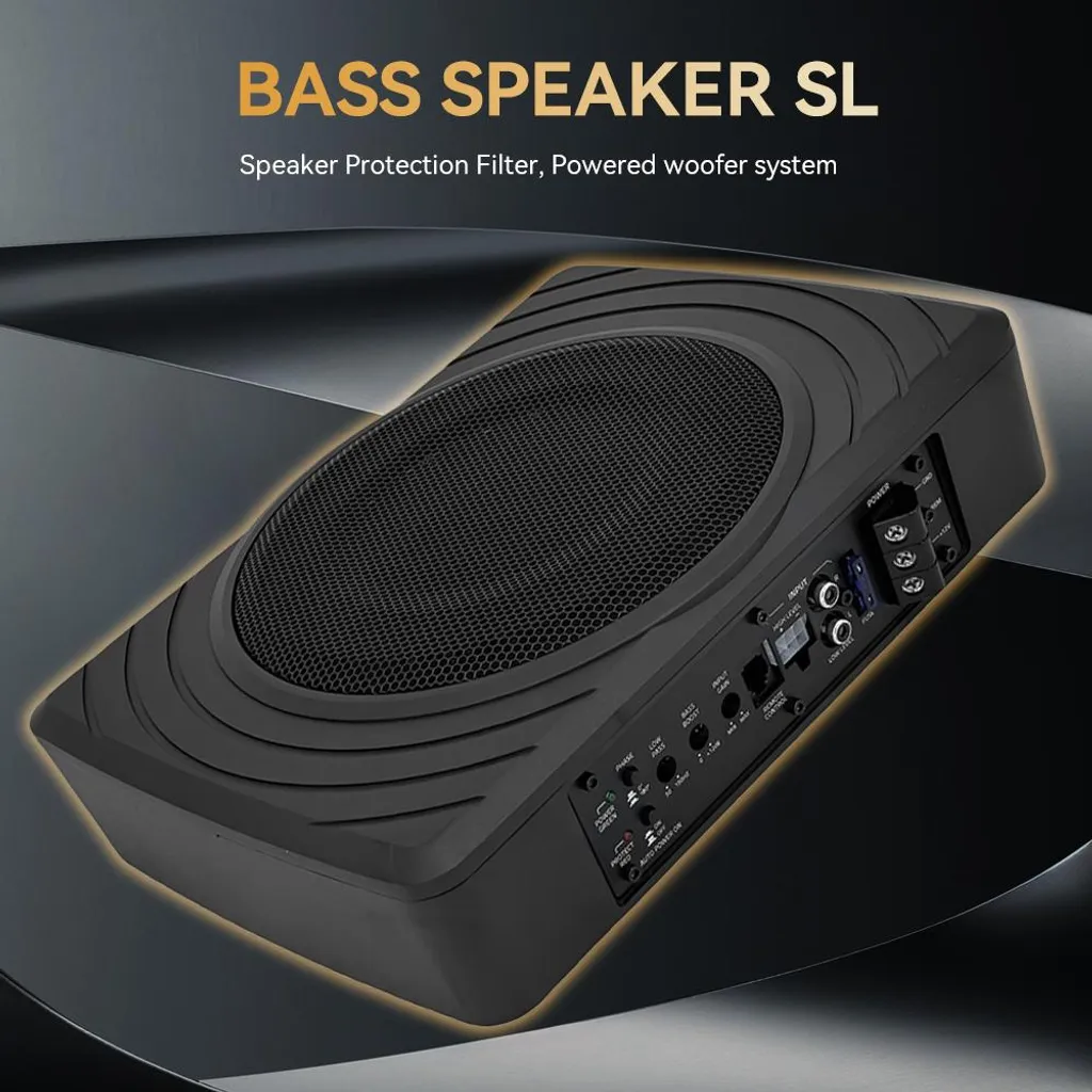 Caisson de Basse Subwoofer Actif 8 Pouces - Son Puissant Design Discret - 5