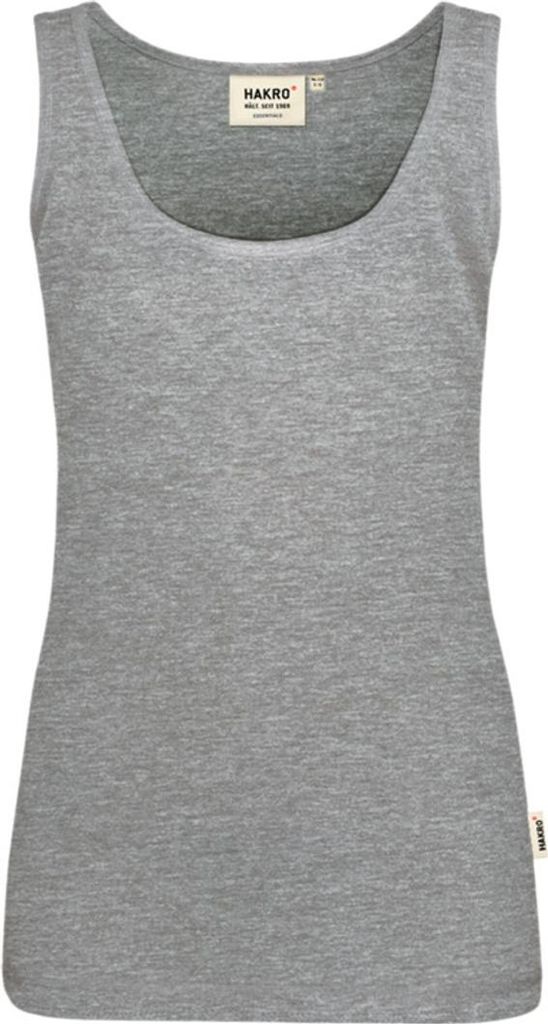 HAKRO Damen Tank-Top Classic 159, grau meliert, S