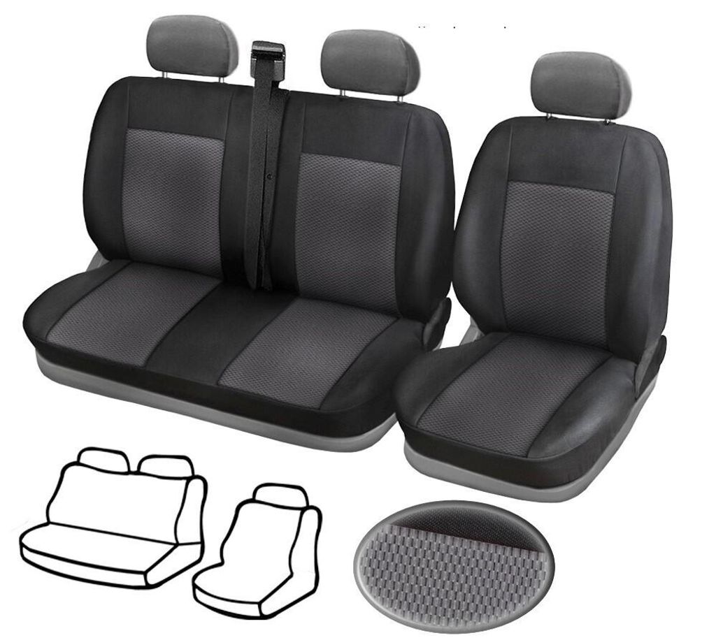 1+2 Set Sitzbezüge Schonbezüge Polyester für Mercedes Produktbild 