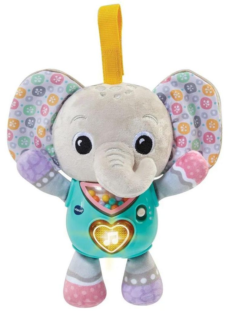 VTech- Baby Pequelephant Stofftier, Farbe Englisch (80-566722) VTECH