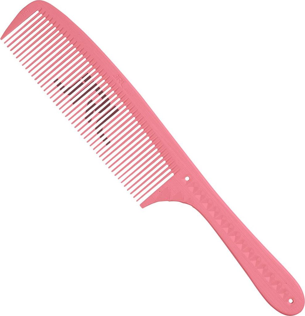 JRL Blending Friseurkamm Pink 8.5 Zoll mit patentierten Flötenform-Zähnen, hitzebeständig