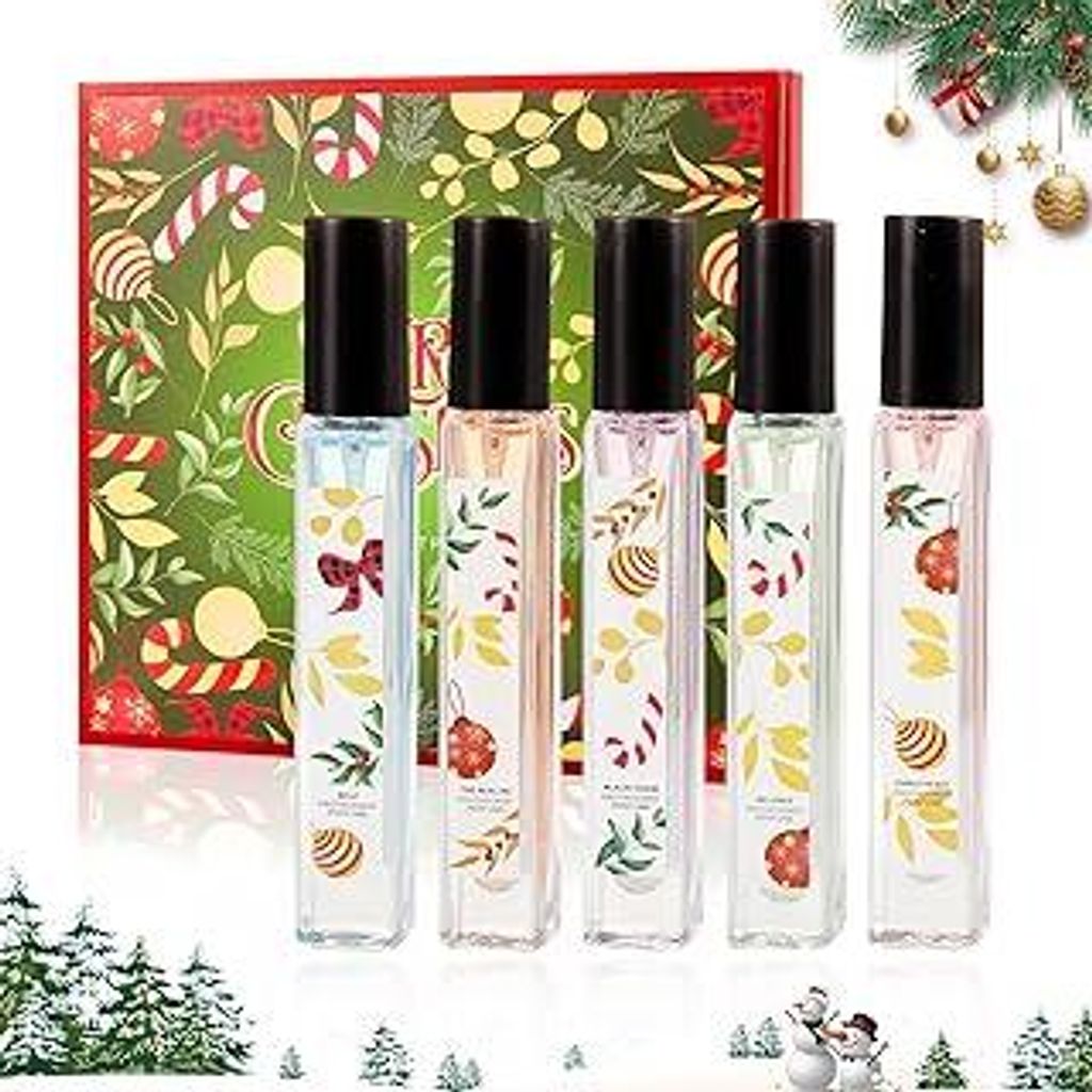 Parfümset Weihnachten, Mini Parfüm Weihnachten, Parfüm Damen, Weihnachtsdüfte, Damendüfte Geschenkset, Weihnachtsgeschenke, Geschenke für Ihr...