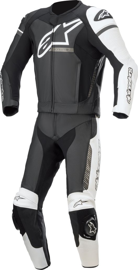 Alpinestars GP Force Phantom Lederkombi 2-tlg. schwarz/weiß/grau 52
