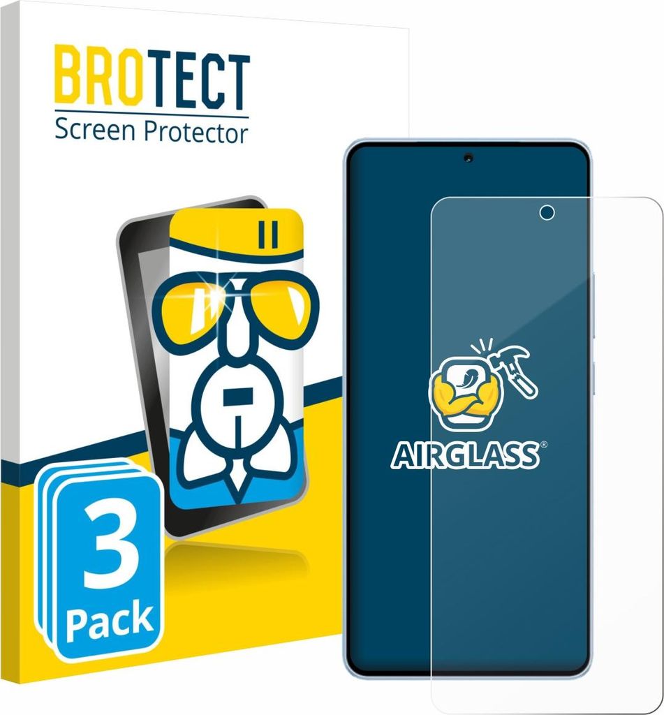3x BROTECT Schutzglas für Vivo iQOO Neo 10R Schutzfolie Panzer Folie Glas Display Schutz klar