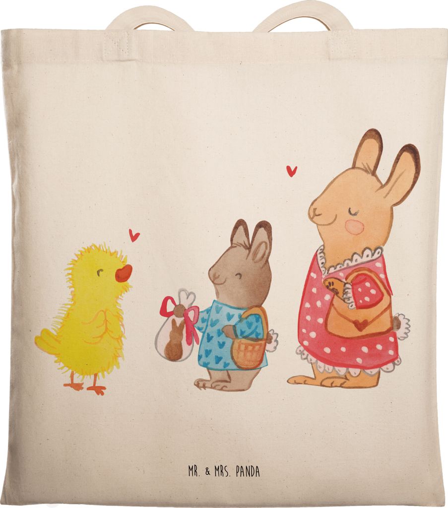 Mr. & Mrs. Panda Beutel Ostern Geschenke - Transparent - Geschenk, Tote Bag, Osterhase, Uni Tasche, stoff shopper, Ostergrüße, Ostergeschenke, La...