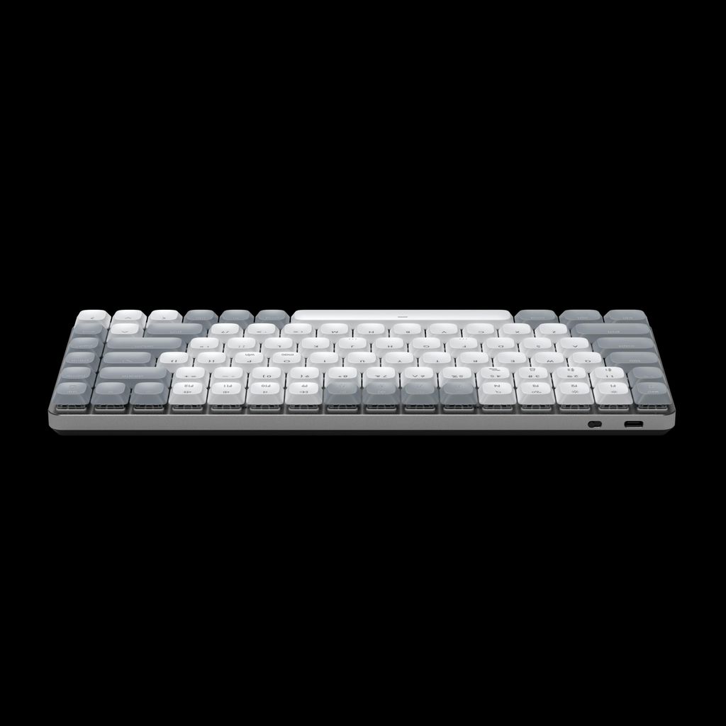 Satechi SM1 Slim Kabelloses Mechanical Tastatur Bluetooth 5.0 Konnektivitt fr 4 Gerte Kompatibel mit Mac, Windows, iOS, Android Flache braune mecha...