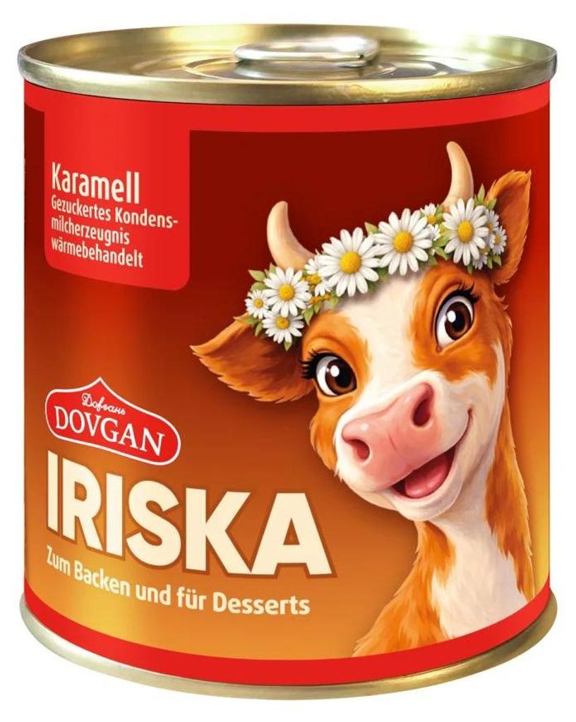 DOVGAN Iriska Gezuck. Kondensmilcherzeugnis Karamell 370g Produktbild 