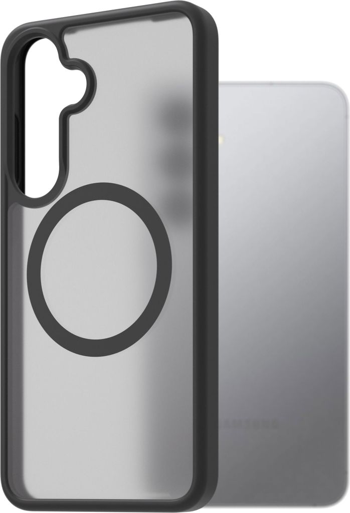 AlzaGuard Matte Hülle kompatibel mit Magsafe für Samsung Galaxy S25+ schwarz