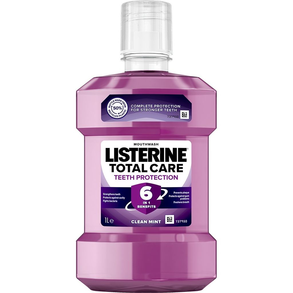 Listerine Total Care Clean Mint Bain de bouche 1000ml Image du produit 