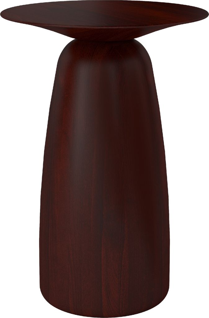 Beistelltisch BAOBAB 44 / Kaffeetisch - Sofatisch - Laptoptisch - Nachttisch - Pflanzentisch / Oval 32 x 44 / Gedrechseltes massives Buchenholz / P...