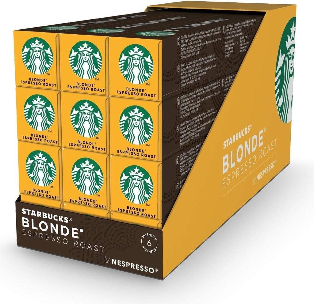Starbucks Blonde Espresso Roast für Nespresso (12 x 10 Kapseln)