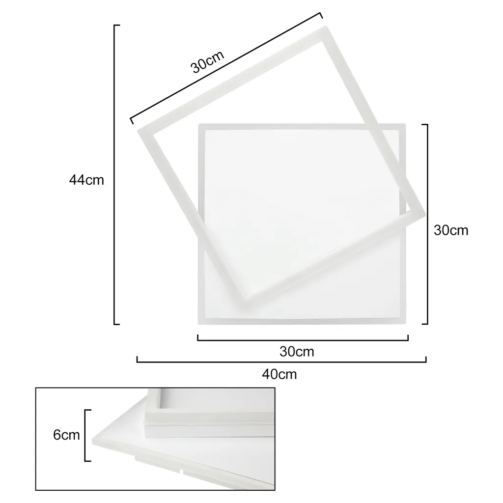 ZMH Plafonnier LED Variable 42W Blanc avec Télécommande pour Salon - 9