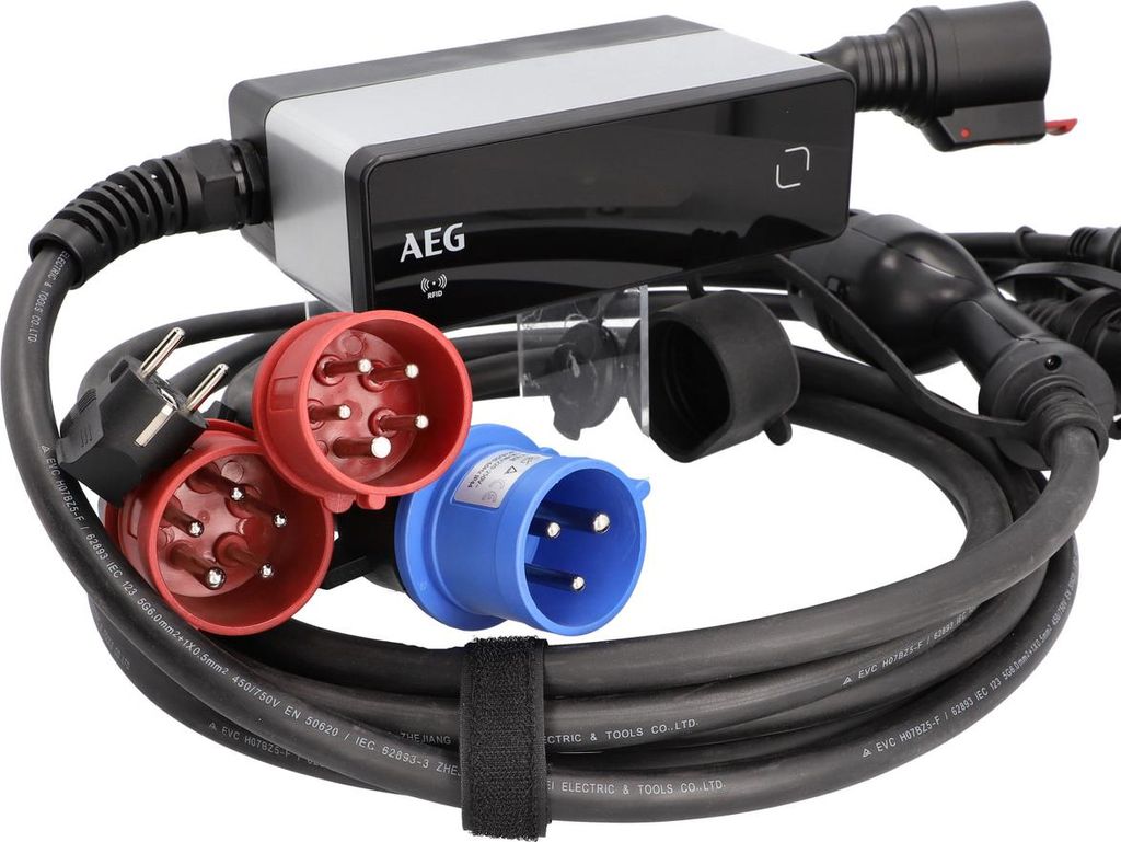 AEG Wallbox e-Charge MC 22, 22 kW, Typ 2, mobil für Innen- Produktbild 